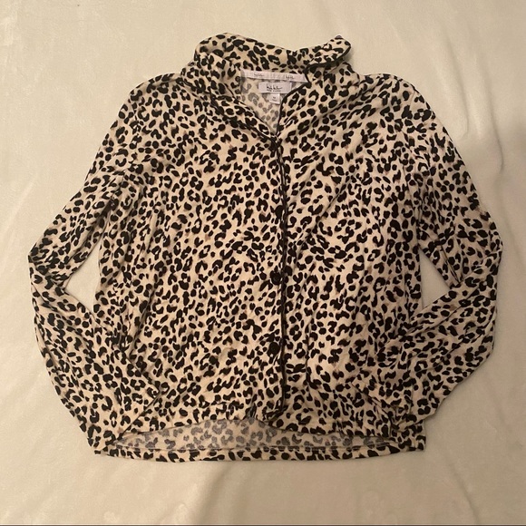 Nicole Miller Other - Nicole Miller Cheetah Print Button Down Pajama Top!